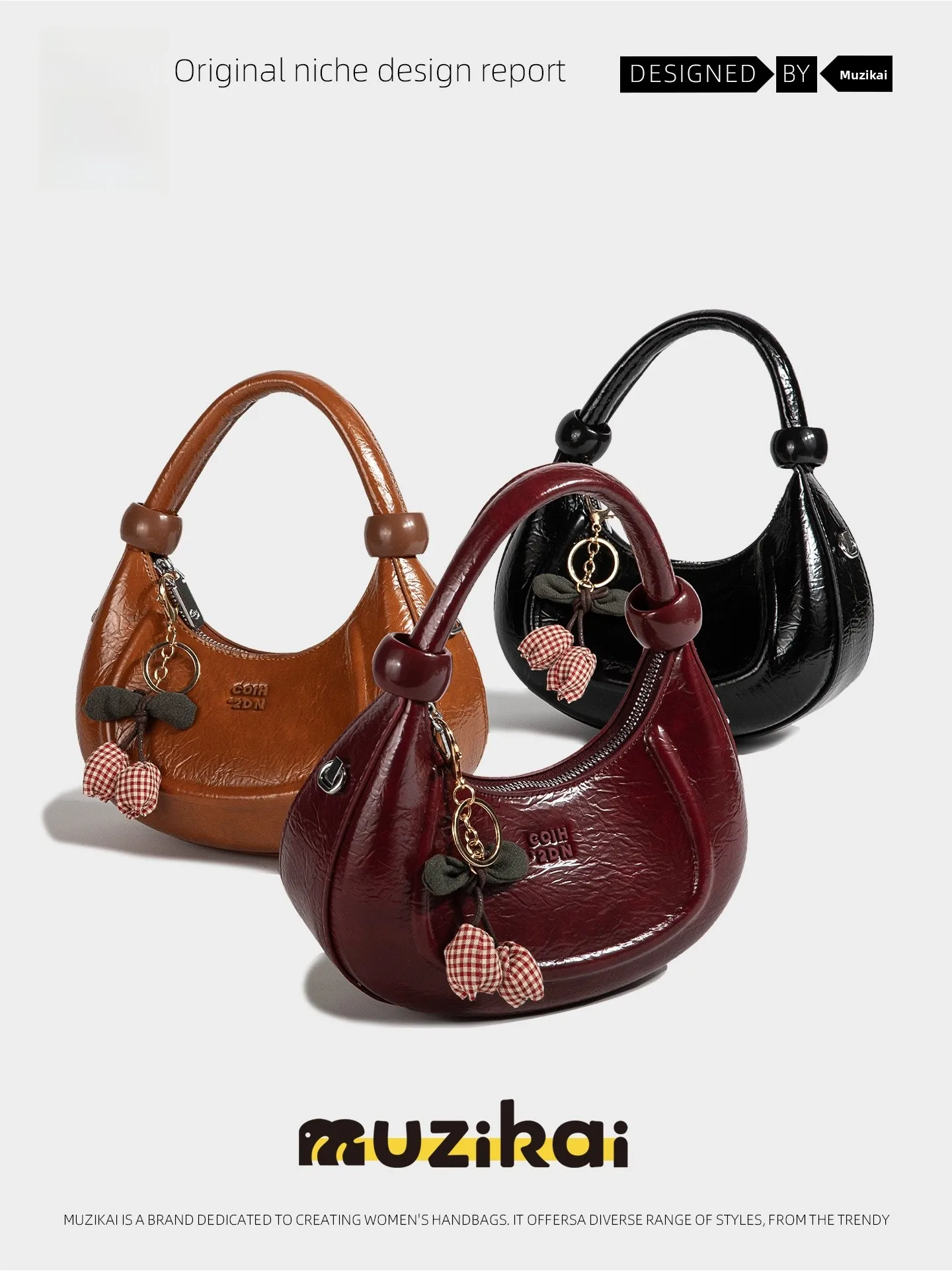 MuziKai Trendy Saddle Bag Women's Casual Versatile Crossbody Bag Small Batch Design Fashionable Shoulder Bag Handbag
MuziKai Trendy Saddle Bag Women's Casual Versatile Crossbody Bag Small Batch Design Fashionable Shoulder Bag Handbag