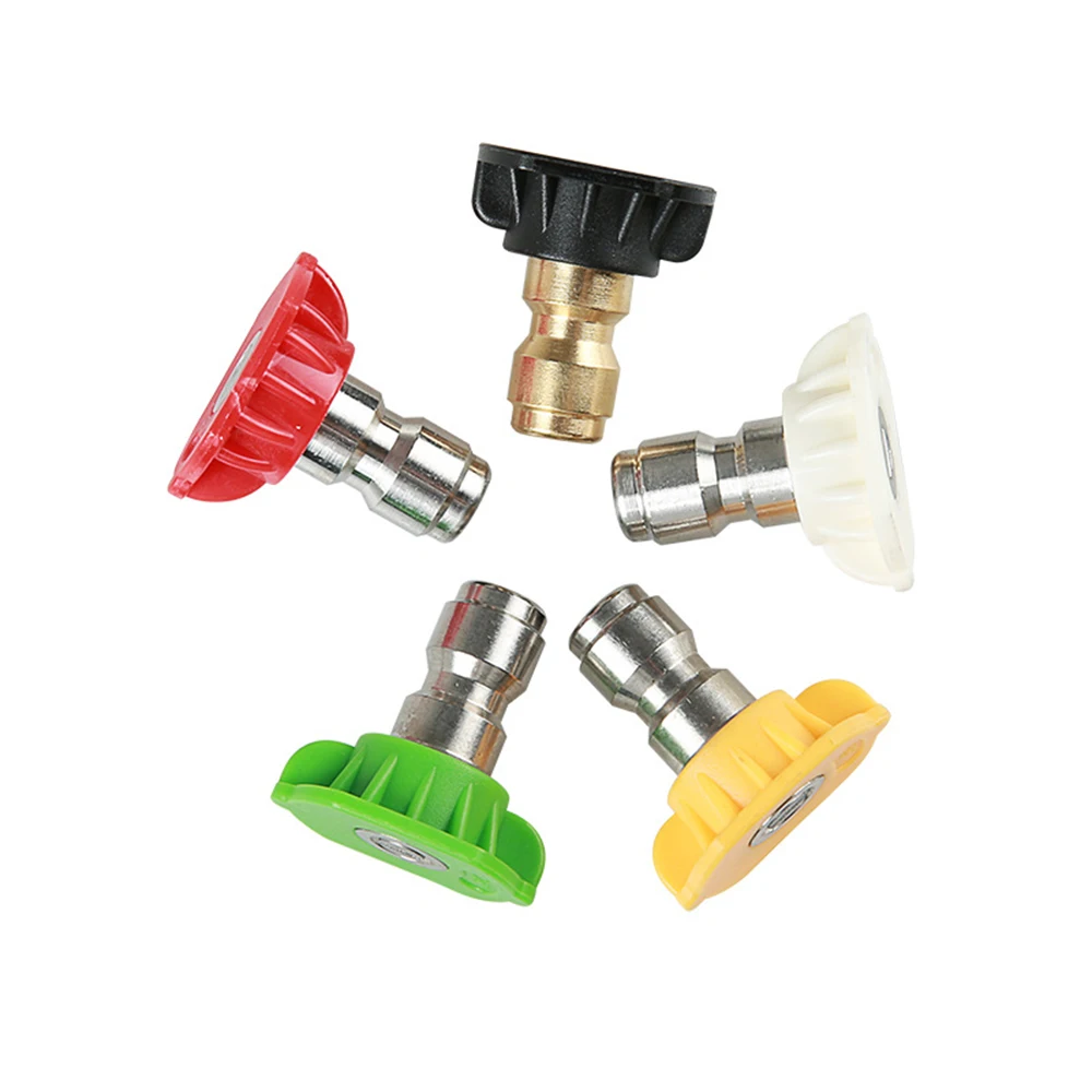 5pcs/Set 1/4" Quick Connector Car Washing Nozzles Metal Jet Lance Nozzle High Pressure Washer Spray Nozzle
5pcs/Set 1/4" Quick Connector Car Washing Nozzles Metal Jet Lance Nozzle High Pressure Washer Spray Nozzle