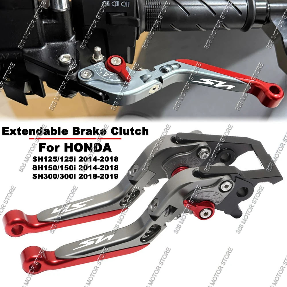 For Honda SH125 125i 150 150i 300 300i Motorcycle Accessories CNC Clutch Lever Brake Lever Set Adjustable Folding Handle Levers
For Honda SH125 125i 150 150i 300 300i Motorcycle Accessories CNC Clutch Lever Brake Lever Set Adjustable Folding Handle Levers