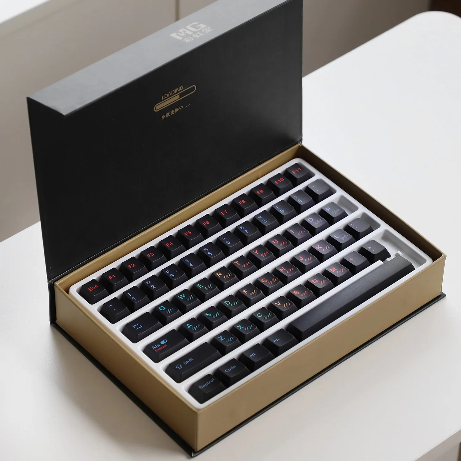 Binary Keycaps, Color Mechanical Keyboard Keycaps Cherry Original Height PBT Five-Sided Sublimation Pure Black
Binary Keycaps, Color Mechanical Keyboard Keycaps Cherry Original Height PBT Five-Sided Sublimation Pure Black