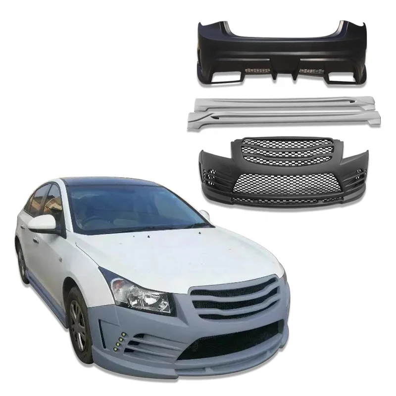 car facelift bumper for chevlet cruze 2009-2015 conversion korea style front bumper with fog lamp rear bumper side skirts
car facelift bumper for chevlet cruze 2009-2015 conversion korea style front bumper with fog lamp rear bumper side skirts