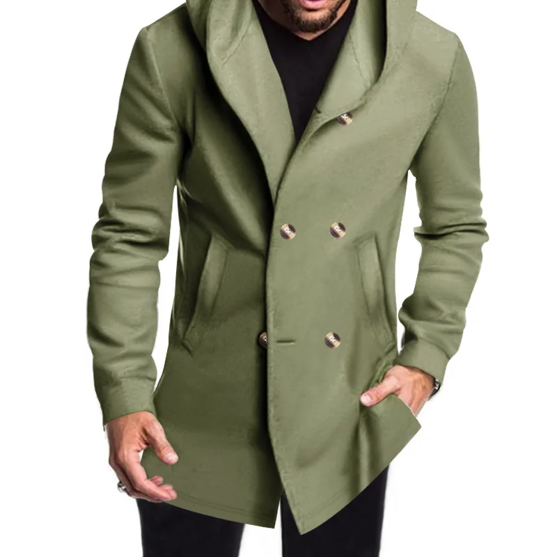 2025 New Fashion American Men's Solid Color Double-breasted Casual Trendy Slim Turn-down Collar Long Trenches Male Coats Tops
2025 New Fashion American Men's Solid Color Double-breasted Casual Trendy Slim Turn-down Collar Long Trenches Male Coats Tops
