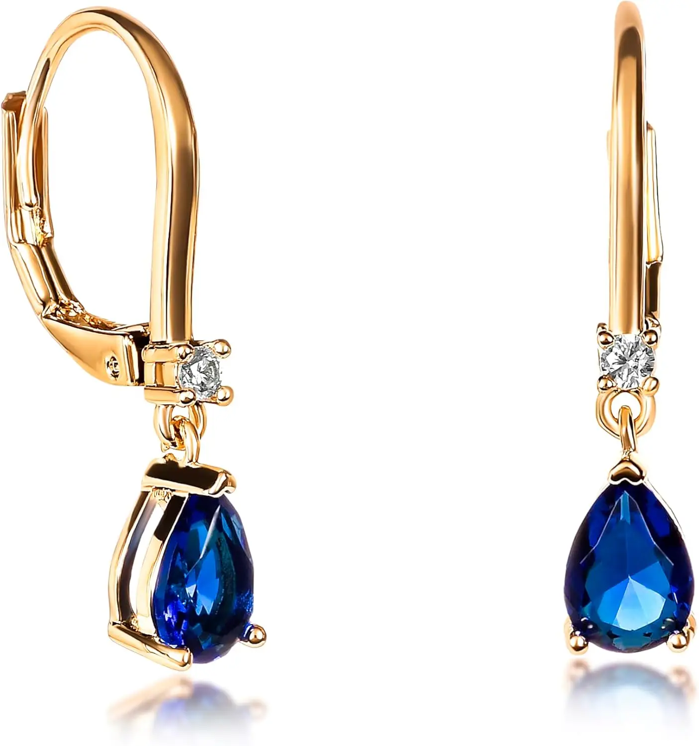 Small Drop Earrings for Women and Teens with Pear-Shaped Stones, Delicate
Small Drop Earrings for Women and Teens with Pear-Shaped Stones, Delicate