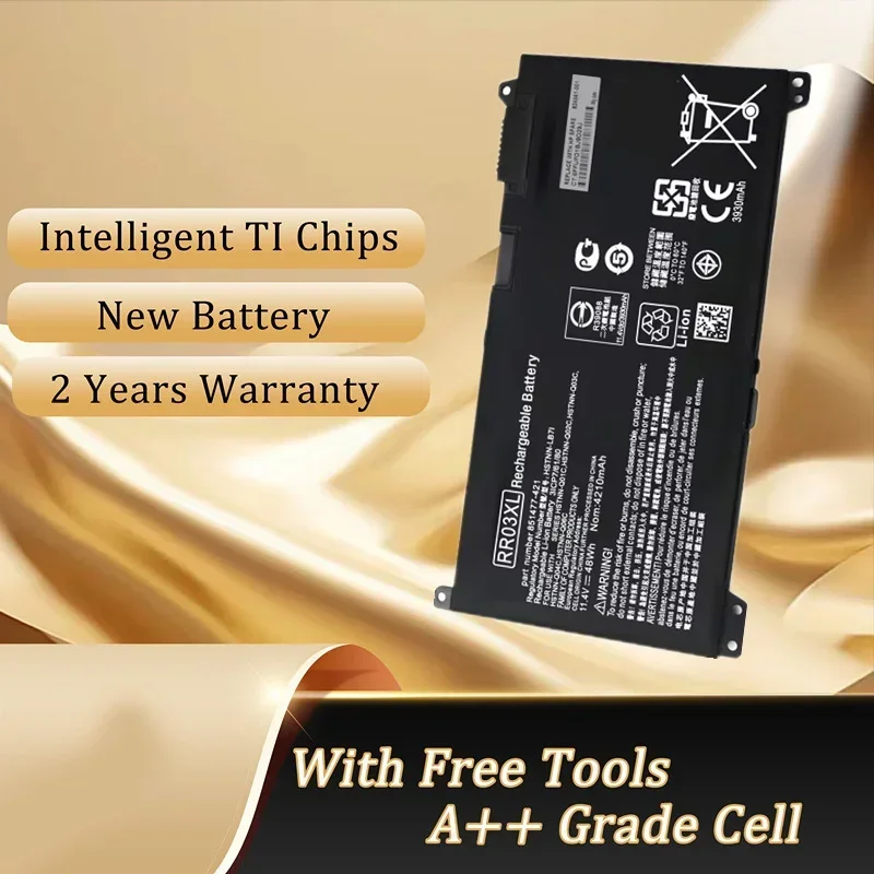 New RR03XL Battery for HP ProBook 440 450 455 470 G4 430 HSTNN-PB6W HSTNN-UB7C HSTNN-Q01CHSTNN-LB71 51477-422 851610-855
New RR03XL Battery for HP ProBook 440 450 455 470 G4 430 HSTNN-PB6W HSTNN-UB7C HSTNN-Q01CHSTNN-LB71 51477-422 851610-855