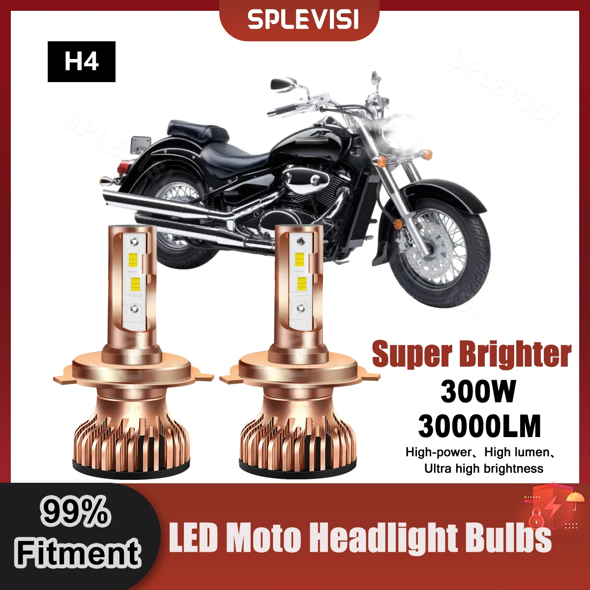 6000K LED Headlight 300W For Suzuki Boulevard C50T 2005 2006 2007 2008 2009 2011 2012 2013 2014 2015 2016 2017 Motorcycle Bulbs
6000K LED Headlight 300W For Suzuki Boulevard C50T 2005 2006 2007 2008 2009 2011 2012 2013 2014 2015 2016 2017 Motorcycle Bulbs