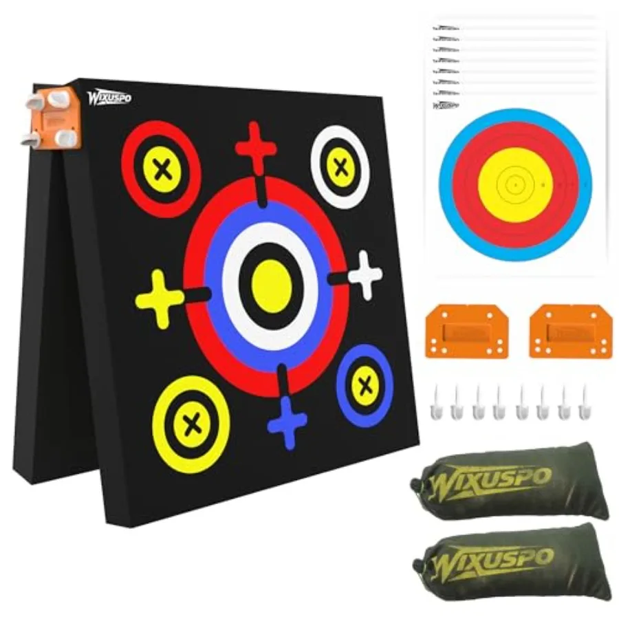 20'' x 20'' x 4'' Foam Archery Target Set Foldable Self-Standing High-Density Target Block Backyard Portable Target for Compoun
20'' x 20'' x 4'' Foam Archery Target Set Foldable Self-Standing High-Density Target Block Backyard Portable Target for Compoun