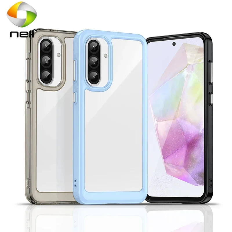 Прозрачный чехол для Samsung Galaxy A36 Чехол Funda Coque Жесткий полупрозрачный ПК Мягкий ТПУ Edge Phone Shell Samsung A36
Прозрачный чехол для Samsung Galaxy A36 Чехол Funda Coque Жесткий полупрозрачный ПК Мягкий ТПУ Edge Phone Shell Samsung A36