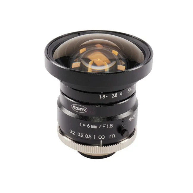 KOWA LM6HC 1" 5MP 6mm Fixed-focus pixel Size 5.0μm Good Brightness C-Mount Machine Vision Industrial Lens
KOWA LM6HC 1" 5MP 6mm Fixed-focus pixel Size 5.0μm Good Brightness C-Mount Machine Vision Industrial Lens