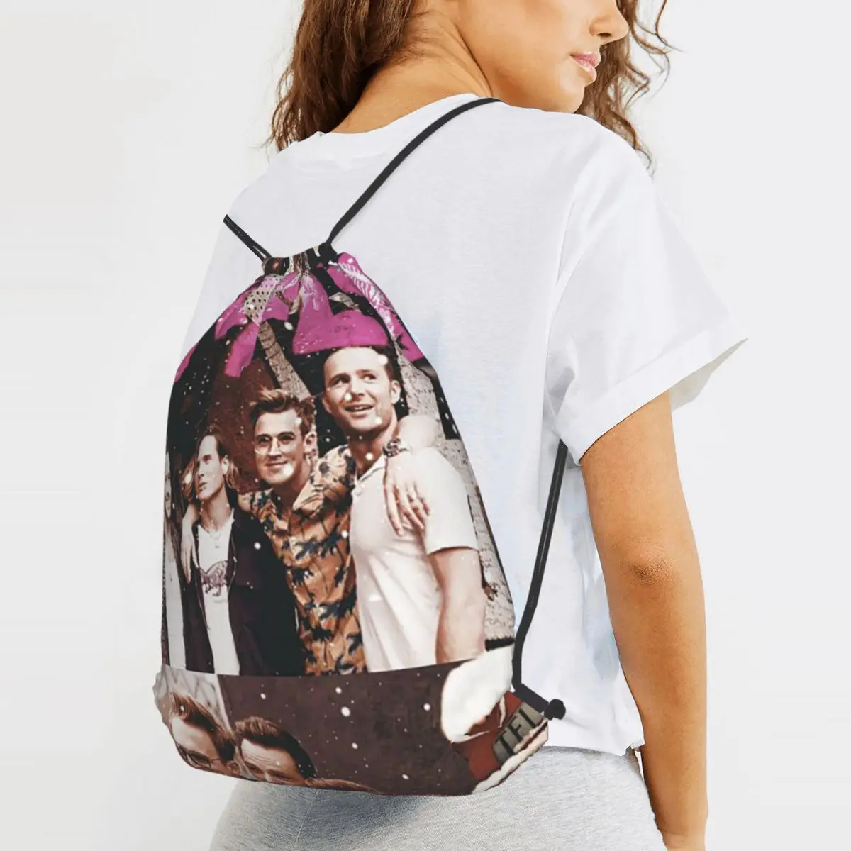 McFly Band Backpacks Casual Drawstring Bundle Pocket Sundries Bag Book Bags for Travel Students
McFly Band Backpacks Casual Drawstring Bundle Pocket Sundries Bag Book Bags for Travel Students