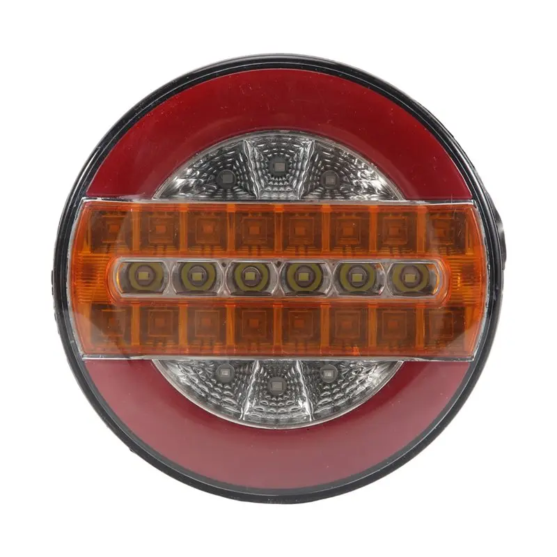 4 Inch Trailer Dynamic Tail Light 24V LED Truck Brake Light LED Round Water Hamburger For Cars, Boats, Buses, Caravans-A08Q
4 Inch Trailer Dynamic Tail Light 24V LED Truck Brake Light LED Round Water Hamburger For Cars, Boats, Buses, Caravans-A08Q