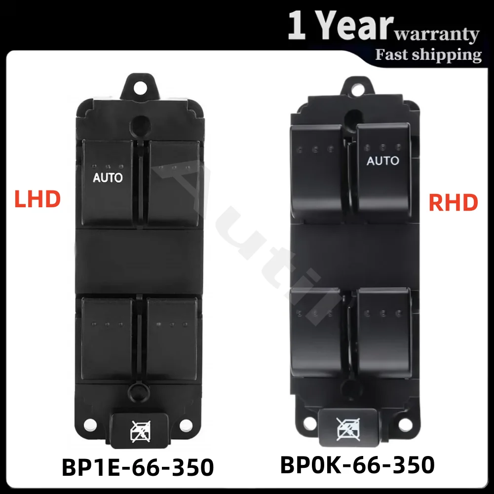 Front Left Right Master Power Window Switch Electric Lifter Button for Mazda 3 2003-2010 Car Accessories BP1E-66-350 BP0K-66-350
Front Left Right Master Power Window Switch Electric Lifter Button for Mazda 3 2003-2010 Car Accessories BP1E-66-350 BP0K-66-350