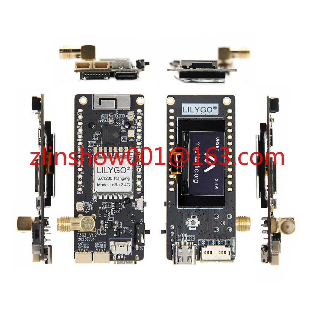T3S3 V1.2 ESP32-S3 LoRa2.4G SX1280 with OLED development board module
T3S3 V1.2 ESP32-S3 LoRa2.4G SX1280 with OLED development board module