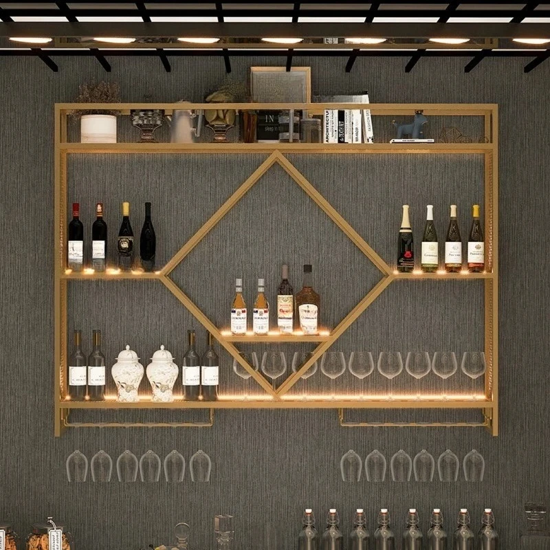 Bar Wine Rack, Red Wine Display Rack, Living Room and Dining Room Wall Decoration Wrought Iron Wall-mounted Shelf
Bar Wine Rack, Red Wine Display Rack, Living Room and Dining Room Wall Decoration Wrought Iron Wall-mounted Shelf