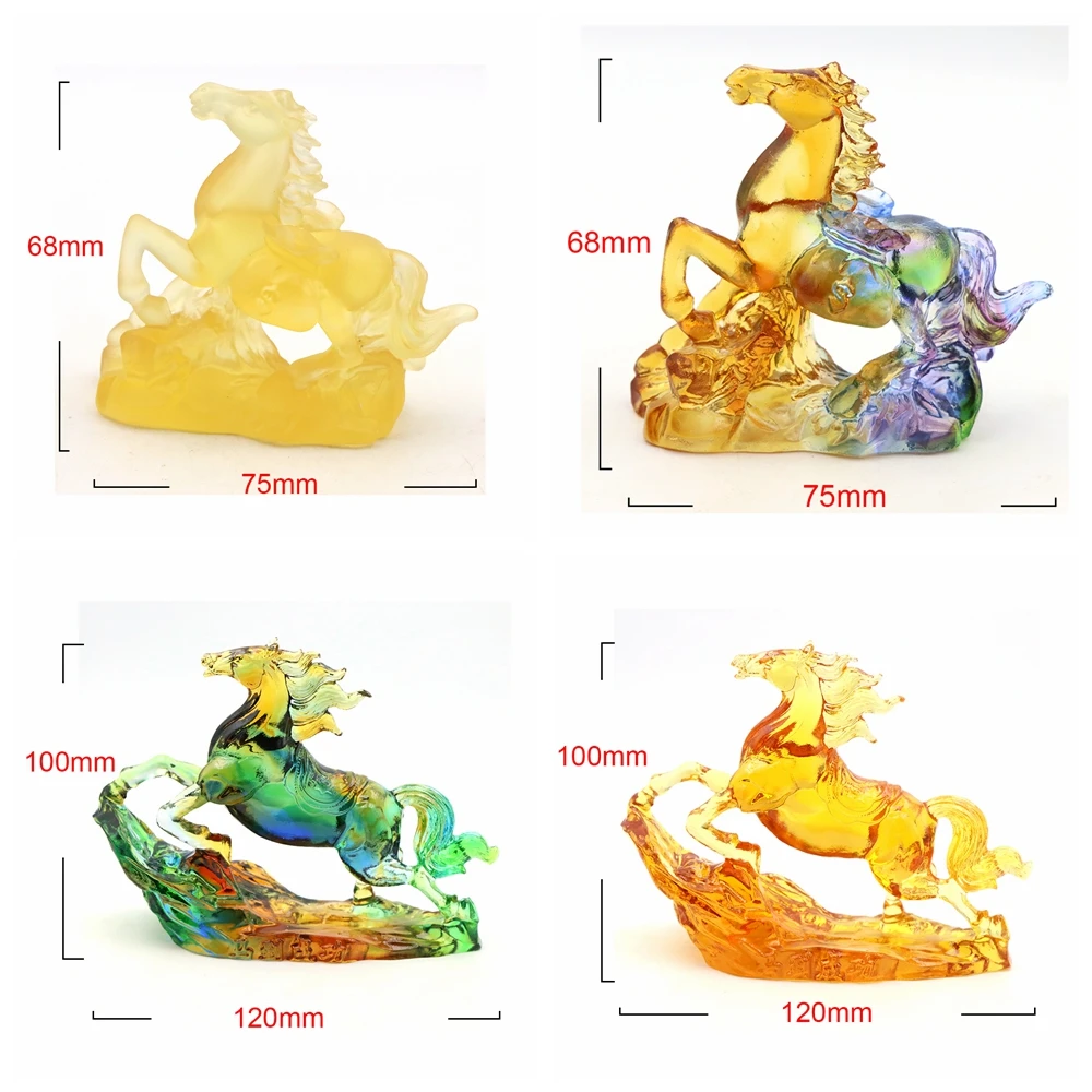 Crystals Horse Figurine Zodiac Colored Glaze Horse Statue Home Desktop Bookshelf Office Ornament Decor Feng Shui Bring Fortune
Crystals Horse Figurine Zodiac Colored Glaze Horse Statue Home Desktop Bookshelf Office Ornament Decor Feng Shui Bring Fortune
