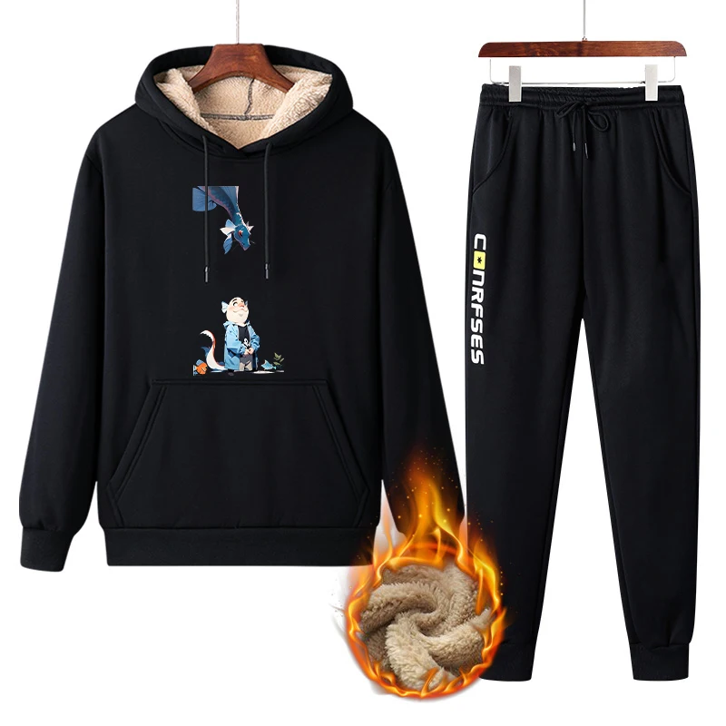 Winter Casual Sportswear Set for Teens Boys Long Sve Text Print Loose Fit Long Pants Sweatirt Sle Comfortable Polyester
Winter Casual Sportswear Set for Teens Boys Long Sve Text Print Loose Fit Long Pants Sweatirt Sle Comfortable Polyester