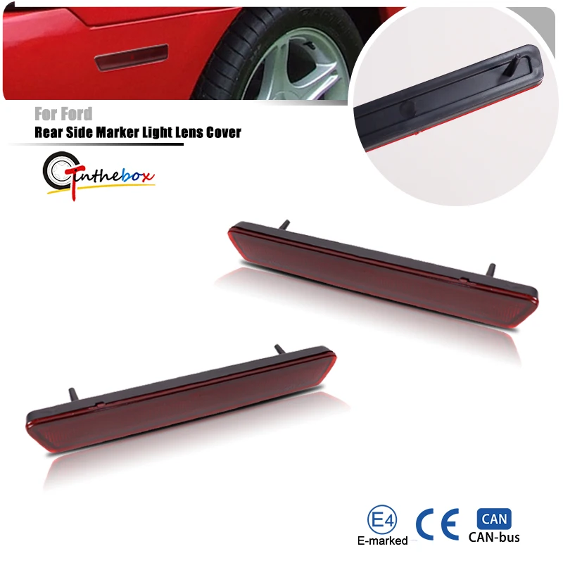 Gtinthebox Rear Bumper Reflectors Side Marker Light Housing Shells Kit For Ford Mustang 1999-2004 No Bulb/Socket Car Accessories
Gtinthebox Rear Bumper Reflectors Side Marker Light Housing Shells Kit For Ford Mustang 1999-2004 No Bulb/Socket Car Accessories