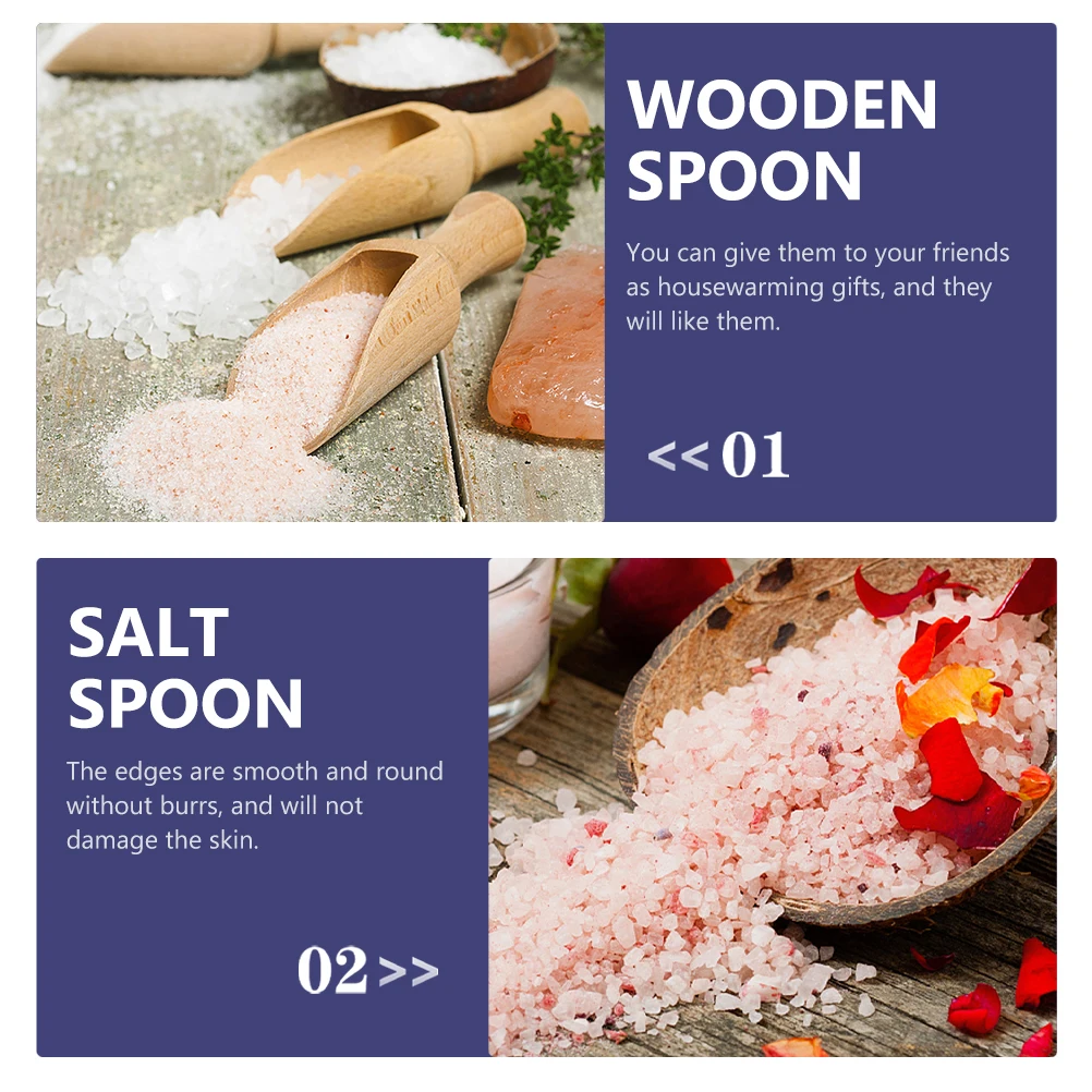 6 Pcs Milk Powder Wooden Spoon Spoons Portable Bath Salt Scoop Condiment Unique Seasoning Tea Child Kitchen Gadgets
6 Pcs Milk Powder Wooden Spoon Spoons Portable Bath Salt Scoop Condiment Unique Seasoning Tea Child Kitchen Gadgets