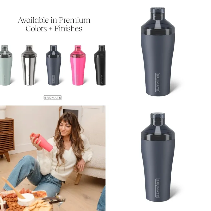 Cocktail Shaker 22oz Insulated Stainless Steel Shaker - 100 Leakproof - No Condensation
Cocktail Shaker 22oz Insulated Stainless Steel Shaker - 100 Leakproof - No Condensation