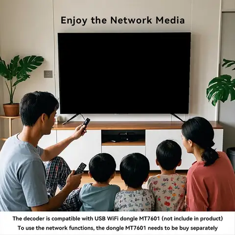 A77K DVB-T2 Full HD Digital Terrestrial TV Decoder with H.265/HEVC Decoding EPG Set Top Box EU Plug