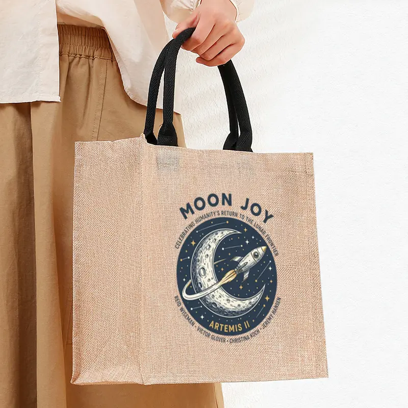 Moon Joy Artemis II Linen Tote Bag Durable Stylish Closure for Shopping Travel Outdoor Bags Humanity Returns To The Moon Gift
Moon Joy Artemis II Linen Tote Bag Durable Stylish Closure for Shopping Travel Outdoor Bags Humanity Returns To The Moon Gift