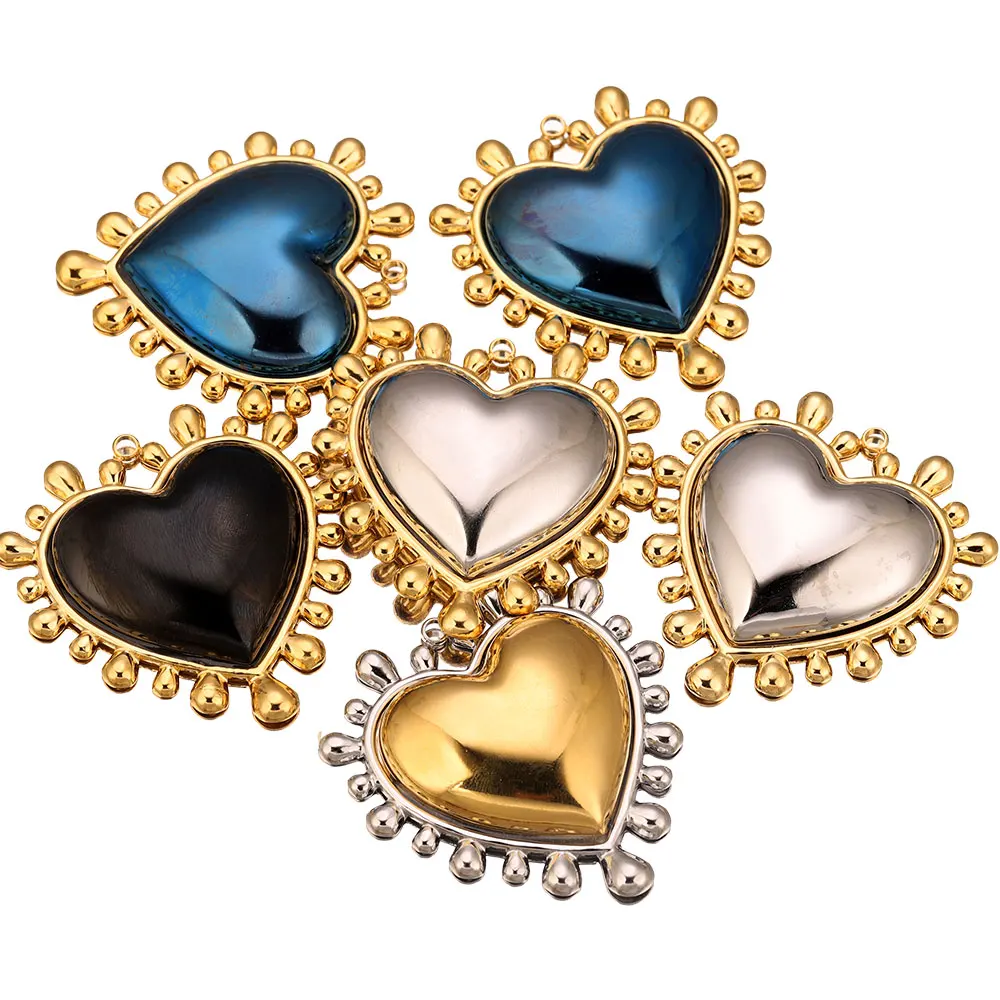 2pcs 50MM Stainless Steel Large Heart Charms Pendant Metal Earring Necklace Bracelet Jewelry Making Findings Accessories Craft
2pcs 50MM Stainless Steel Large Heart Charms Pendant Metal Earring Necklace Bracelet Jewelry Making Findings Accessories Craft