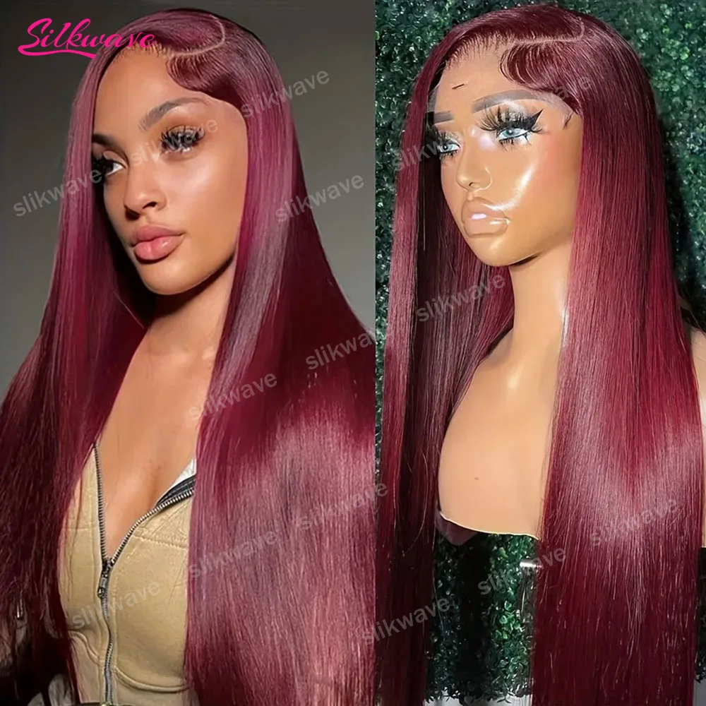 99J Burgundy Straight Lace Front Human Hair Wigs 13x4 13x6 HD Transparent Lace Frontal Wig 200 Density Straight Human Hair Wigs
99J Burgundy Straight Lace Front Human Hair Wigs 13x4 13x6 HD Transparent Lace Frontal Wig 200 Density Straight Human Hair Wigs