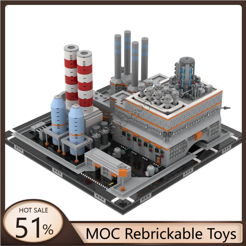 3484 PCS Creative Power Plant modern House Street MOC Building Blocks Urban layout Modular Building Model Collection Display Toy
3484 PCS Creative Power Plant modern House Street MOC Building Blocks Urban layout Modular Building Model Collection Display Toy