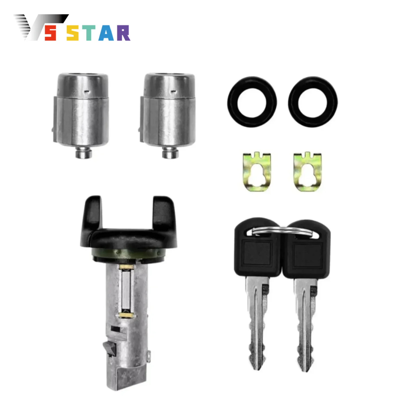 702671 702674 Ignition Switch & Door Lock Cylinders with Keys For 1995-1997 GMC Yukon Suburban C/K Pickup Chevy Tahoe Suburban
702671 702674 Ignition Switch & Door Lock Cylinders with Keys For 1995-1997 GMC Yukon Suburban C/K Pickup Chevy Tahoe Suburban