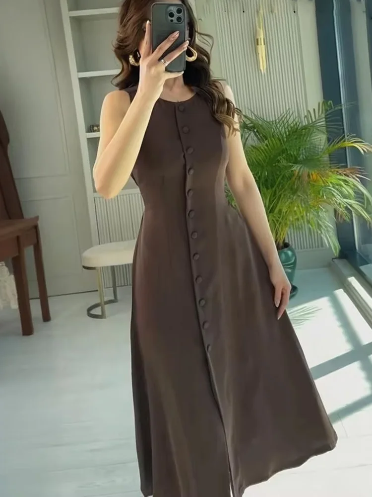 HH женское летнее элегантное однобортное кружевное украшение однотонное повседневное тонкое платье миди женское пляжное вечернее платье без рукавов
HH женское летнее элегантное однобортное кружевное украшение однотонное повседневное тонкое платье миди женское пляжное вечернее платье без рукавов