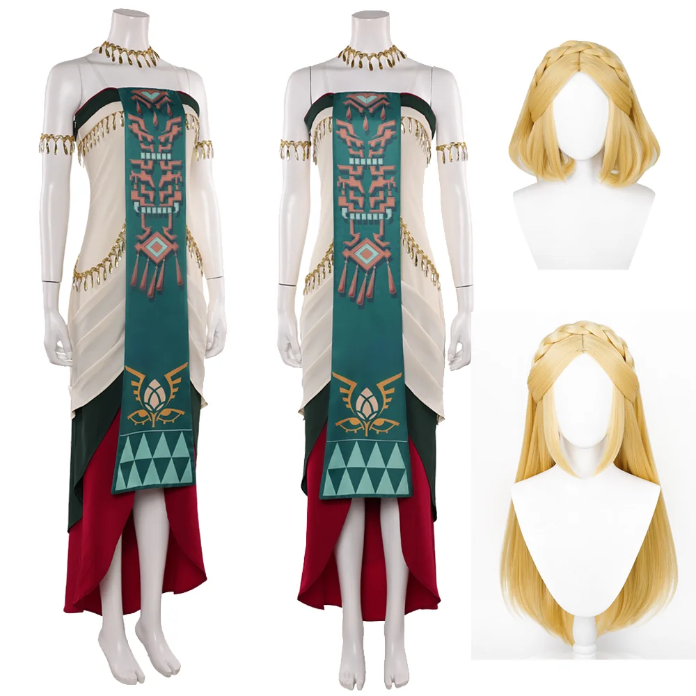 Adult Princess Cosplay Costume Girl Dress Golden Wig Women Elegant Fantasia Outfit Halloween Carnival Party Clothes Disguise
Adult Princess Cosplay Costume Girl Dress Golden Wig Women Elegant Fantasia Outfit Halloween Carnival Party Clothes Disguise
