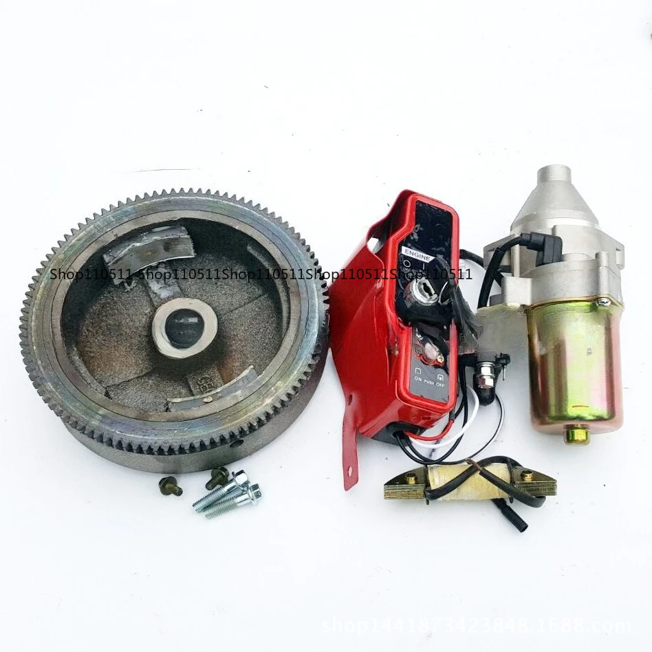GX390 188 190F Electric Start Kit Flywheel Motor Charging Coil Switch
GX390 188 190F Electric Start Kit Flywheel Motor Charging Coil Switch