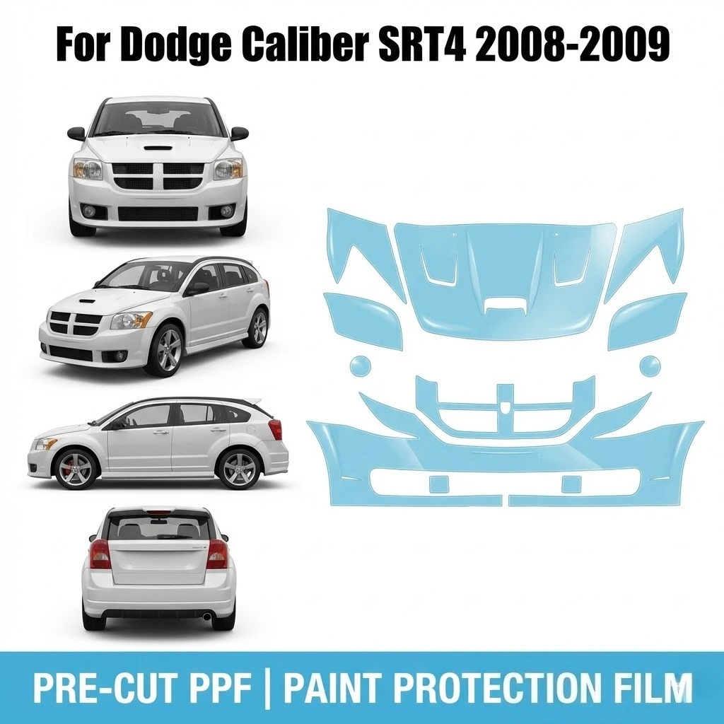 Предварительно нарезанная защитная пленка PPF, прозрачная автомобильная пленка, профессиональный комплект для передней части автомобиля, для Dodge Caliber SRT4 2008-2009
Предварительно нарезанная защитная пленка PPF, прозрачная автомобильная пленка, профессиональный комплект для передней части автомобиля, для Dodge Caliber SRT4 2008-2009