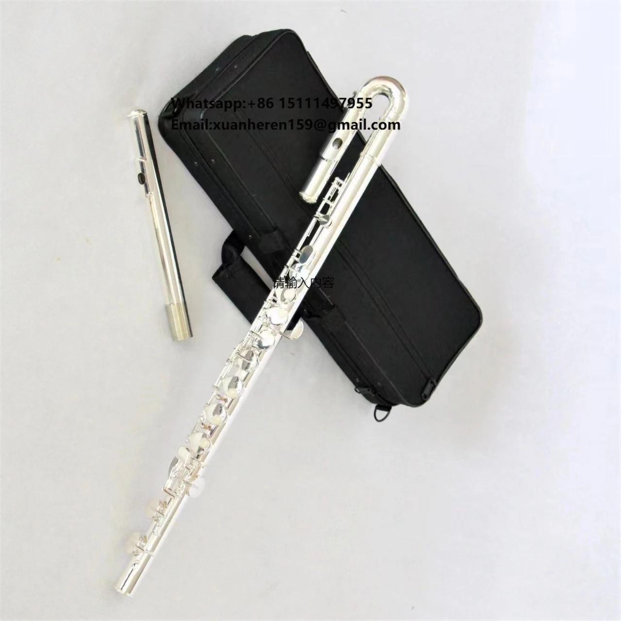 Professional Alto Flute Silver Woodwind Music Instrument for Music Lovers
Professional Alto Flute Silver Woodwind Music Instrument for Music Lovers