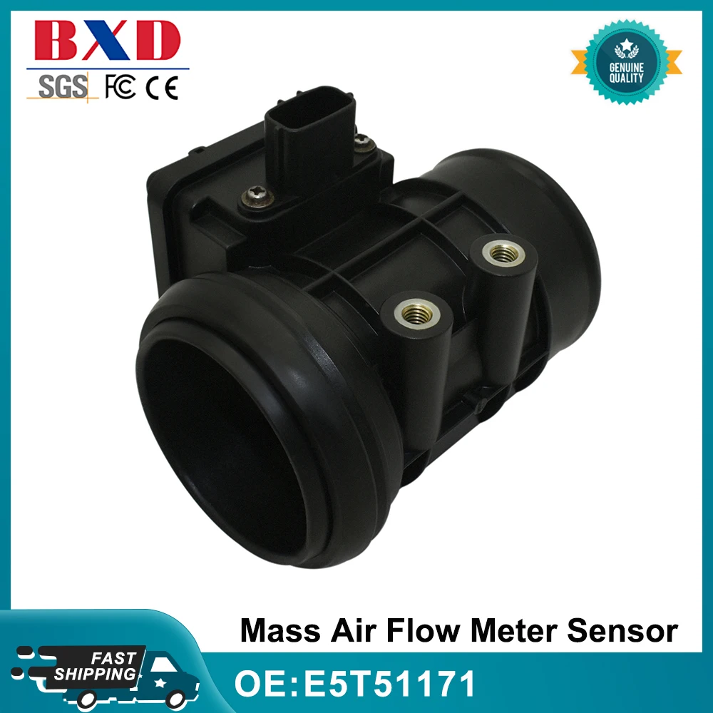 OEM E5T51171 B3H713215 B3H7-13-215 F4BZ12B579A Mass Air Flow Meter Sensor MAF Sensor for Mazda Ford Car Accessories Auto Parts
OEM E5T51171 B3H713215 B3H7-13-215 F4BZ12B579A Mass Air Flow Meter Sensor MAF Sensor for Mazda Ford Car Accessories Auto Parts