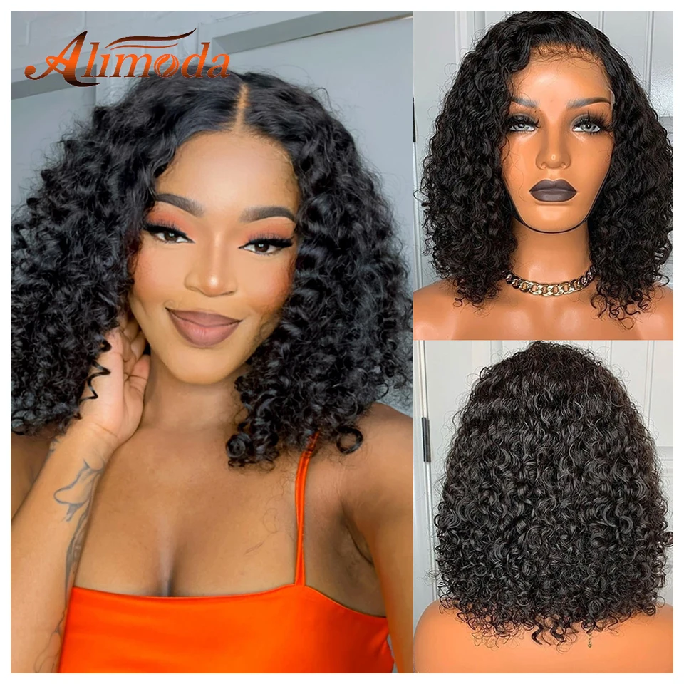 Short Bob Wig Deep Wave Curly 13x4 Full Lace Front Human Hair Wigs for Women Pre Plucked Transparent 5x5 HD Lace Closure Bob Wig
Short Bob Wig Deep Wave Curly 13x4 Full Lace Front Human Hair Wigs for Women Pre Plucked Transparent 5x5 HD Lace Closure Bob Wig