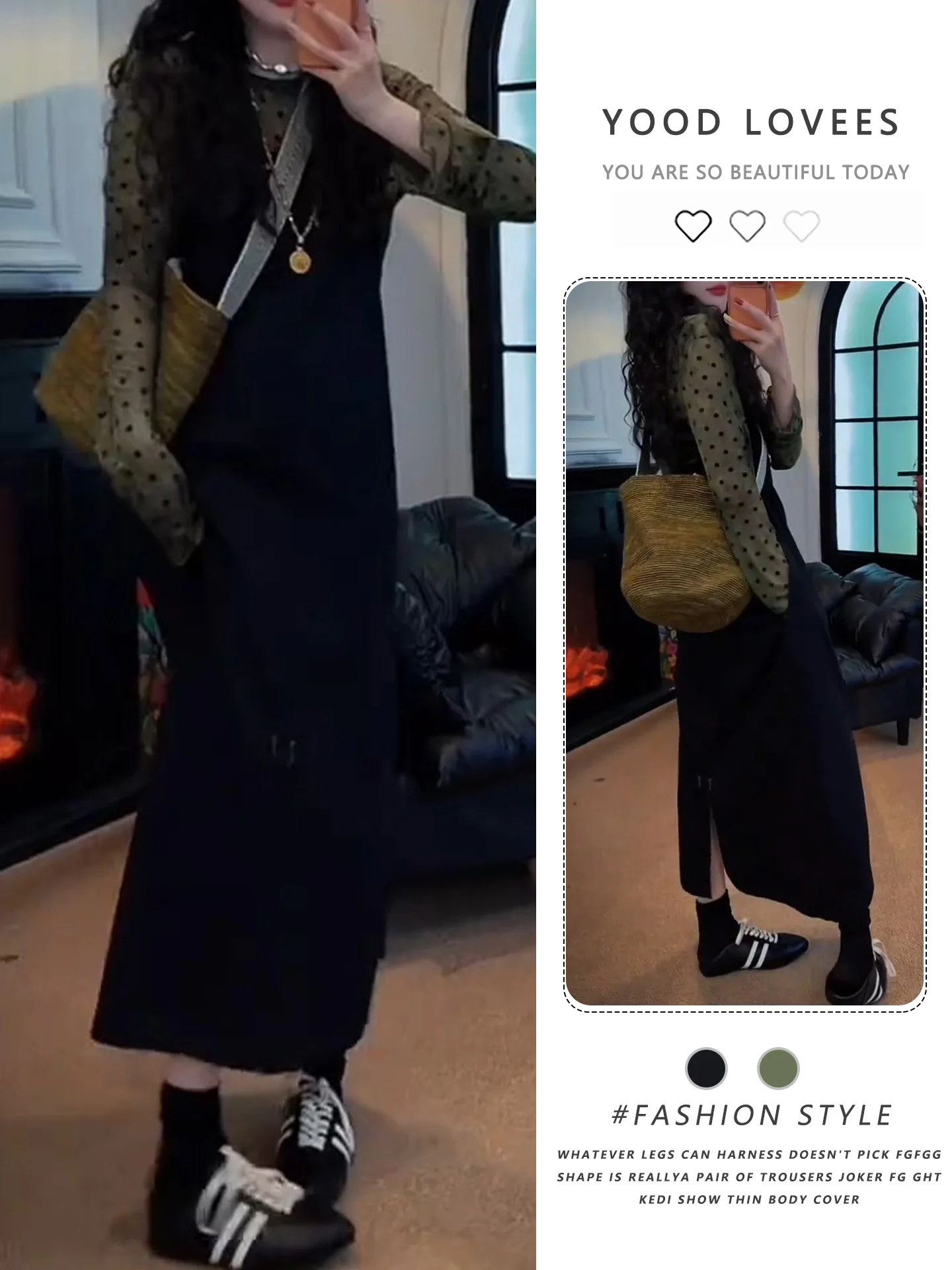 Korean Fashion Polka Dot Print Long Sleeve Set Women's High Waist Long Skirt Two Piece Suit Commute Style Spring Autumn
Korean Fashion Polka Dot Print Long Sleeve Set Women's High Waist Long Skirt Two Piece Suit Commute Style Spring Autumn