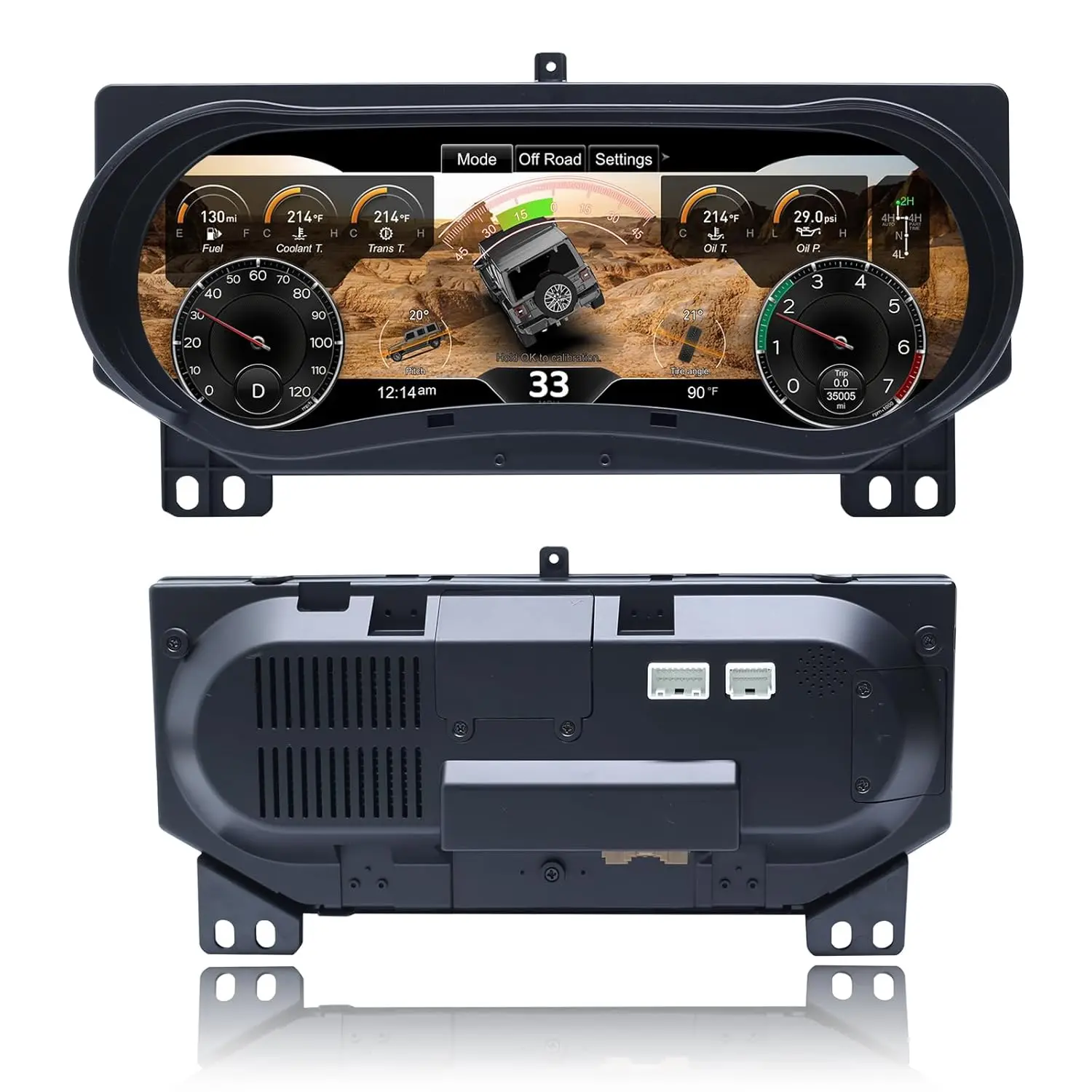 12.3" Digital Dash Instrument Cluster for Jeep Wrangler JL 2018-2023 for Jeep Gladiator 2018-2023 Digital Cluster Instrument Speedometer Replacement Aftermarket Digital Dash Cluster
12.3" Digital Dash Instrument Cluster for Jeep Wrangler JL 2018-2023 for Jeep Gladiator 2018-2023 Digital Cluster Instrument Speedometer Replacement Aftermarket Digital Dash Cluster