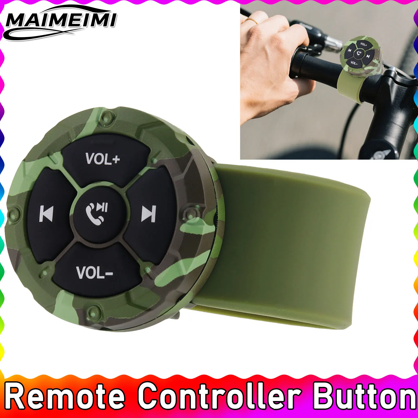 1pc Wireless Remote Controls For IOS Android Phone Tablet Motorcycle Bike Bluetooth-compatible Media Volume Button Car Steering
1pc Wireless Remote Controls For IOS Android Phone Tablet Motorcycle Bike Bluetooth-compatible Media Volume Button Car Steering