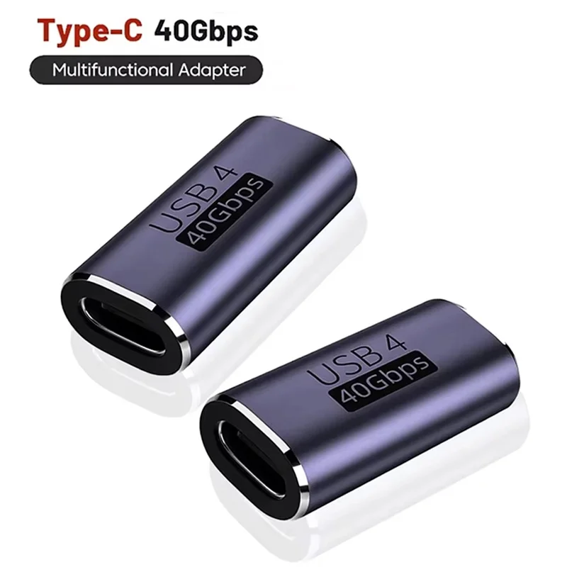 USB C Adapters L Style Straight Angle 40Gbps Type C Adapter USB C Male to Female Converter 240W Fast Charger For Macbook Tablet
USB C Adapters L Style Straight Angle 40Gbps Type C Adapter USB C Male to Female Converter 240W Fast Charger For Macbook Tablet