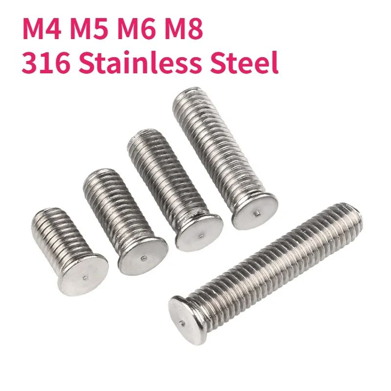 M4 M5 M6 M8 316 Stainless Steel Spot Welding Screw Solder Point Bolt Weld Stud For Capacitor Discharge
M4 M5 M6 M8 316 Stainless Steel Spot Welding Screw Solder Point Bolt Weld Stud For Capacitor Discharge