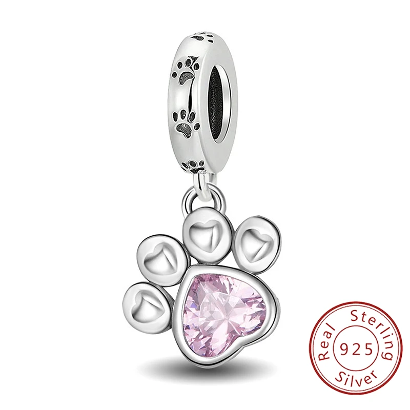 925 Sterling Silver Pink Animal Dumbbell Cute Pink Dog Pendant beads Fit Diy Bracelet Bangle Making Gift Of High Quality Jewelry
925 Sterling Silver Pink Animal Dumbbell Cute Pink Dog Pendant beads Fit Diy Bracelet Bangle Making Gift Of High Quality Jewelry
