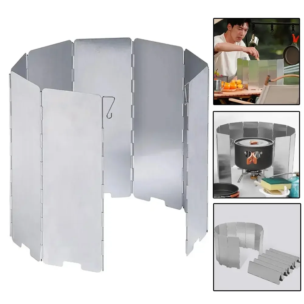 Ultralight Outdoor 10 Plates Foldable Wind Shield Camping Stoves Windshield Foldable Gas Cookers Wind Deflectors Stove
Ultralight Outdoor 10 Plates Foldable Wind Shield Camping Stoves Windshield Foldable Gas Cookers Wind Deflectors Stove