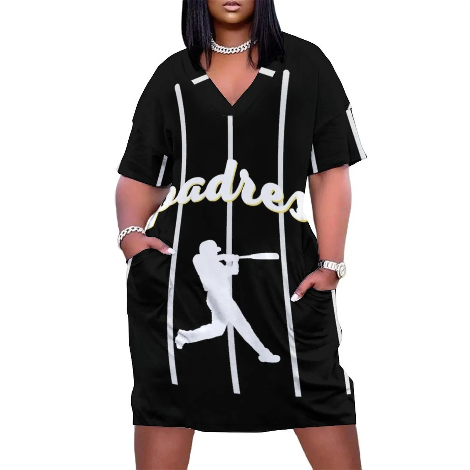 Padres nlcs Baseball Loose Pocket Dress summer clothes cocktail dresses birthday dress evening dress ladies
Padres nlcs Baseball Loose Pocket Dress summer clothes cocktail dresses birthday dress evening dress ladies