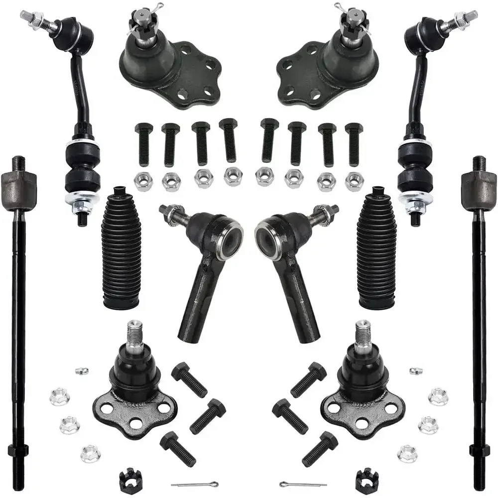Suspension Kit for 00-04 Dakota & Durango, 4 Ball Joints, 4 Tie Rods, 2 Sway Bar Links, 2000-2003
Suspension Kit for 00-04 Dakota & Durango, 4 Ball Joints, 4 Tie Rods, 2 Sway Bar Links, 2000-2003