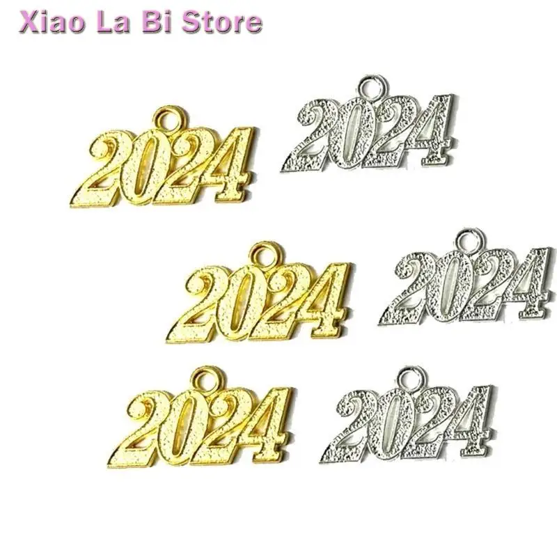 XXFD 100pcs Charm Number 2024 Year Glitter Gold Silver Color Pendant Accessories Necklace Jewelry Making DIY Handmade Craft
XXFD 100pcs Charm Number 2024 Year Glitter Gold Silver Color Pendant Accessories Necklace Jewelry Making DIY Handmade Craft