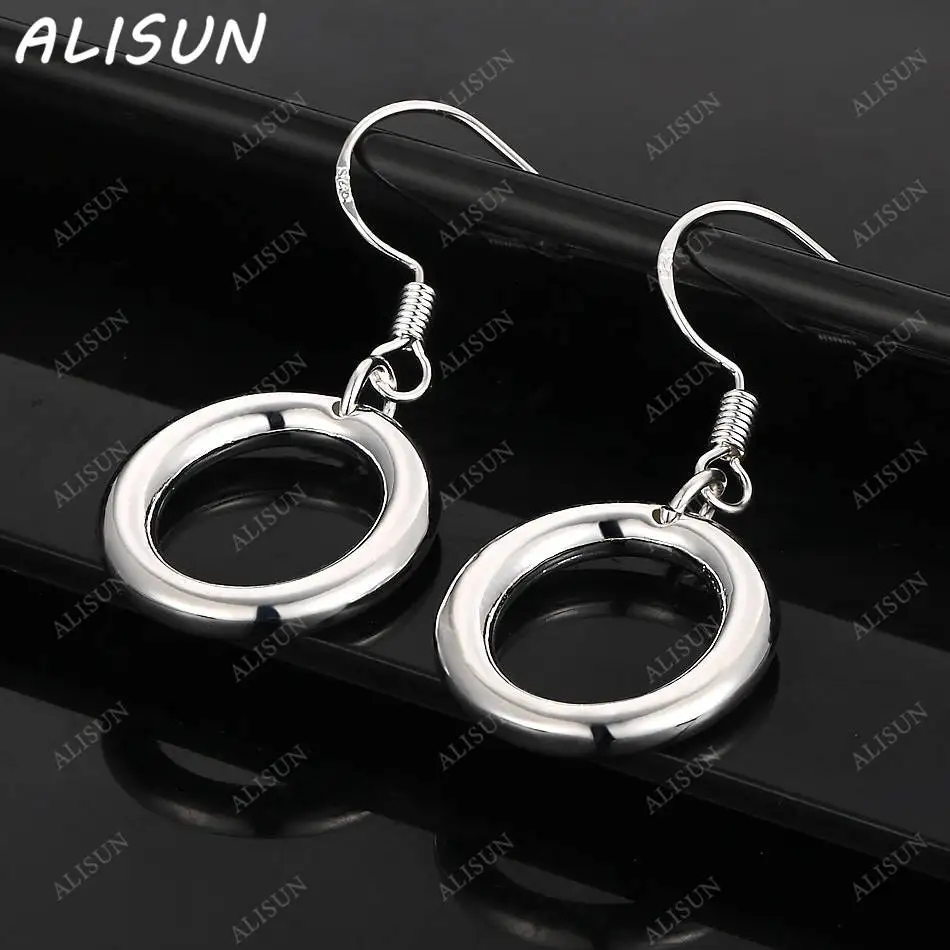 ALISUN 925 Sterling Silver Round Earrings Drop Earrings For Women Anniversary Gift Popular Wild Fashion Romantic Jewelry
ALISUN 925 Sterling Silver Round Earrings Drop Earrings For Women Anniversary Gift Popular Wild Fashion Romantic Jewelry