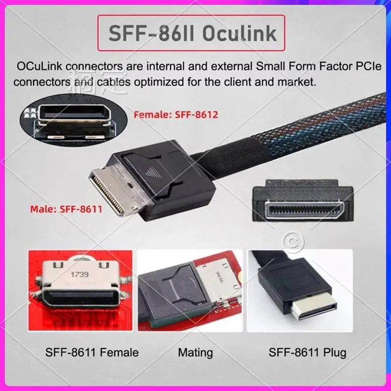 AP-Adapter Oculink To Dual M. 2 NVME NGFF M-Key Pcie SSD 2280 22110Mm For Mainboard SFF-8611 SFF-8612
AP-Adapter Oculink To Dual M. 2 NVME NGFF M-Key Pcie SSD 2280 22110Mm For Mainboard SFF-8611 SFF-8612