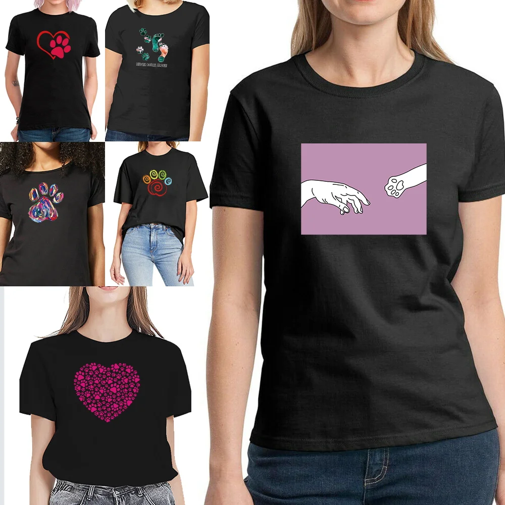 Hip Hop Streetwear Harajuku T Shirt Footprints Print Tshirt 2022 Women Summer Short Sleeve T-Shirt Loose Tops Harajuku Soft Tees
Hip Hop Streetwear Harajuku T Shirt Footprints Print Tshirt 2022 Women Summer Short Sleeve T-Shirt Loose Tops Harajuku Soft Tees