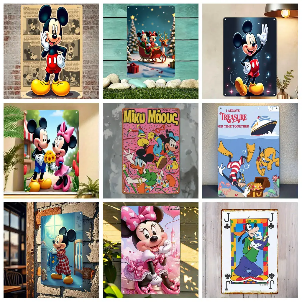 Miniso Disney Mickey Joyful Scene Vintage Metal Tin Signs Posters Decor Retro Metal Plaque Wall Art Decor for Garage Bar
Miniso Disney Mickey Joyful Scene Vintage Metal Tin Signs Posters Decor Retro Metal Plaque Wall Art Decor for Garage Bar