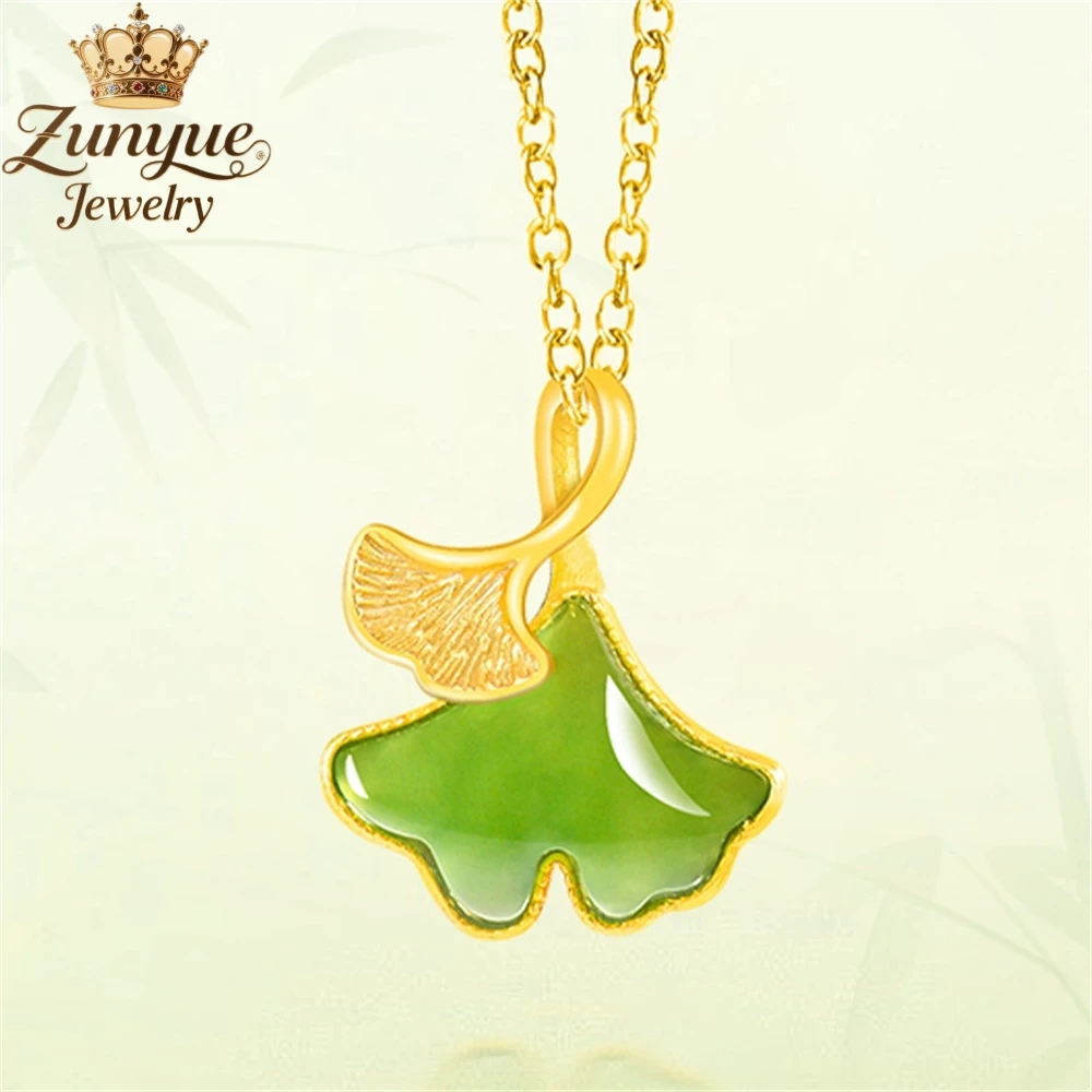 S925 Серебро, инкрустированный старый материал, шпинат, зеленый нефрит Hetian, кулон в виде листьев гинкго, роскошные качественные ювелирные изделия, изысканные элегантные подвески
S925 Серебро, инкрустированный старый материал, шпинат, зеленый нефрит Hetian, кулон в виде листьев гинкго, роскошные качественные ювелирные изделия, изысканные элегантные подвески